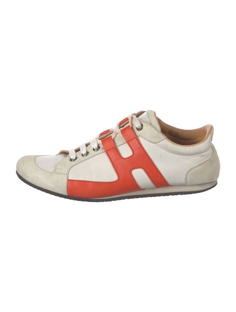 hermes leather sneaker|authentic Hermes sneakers.